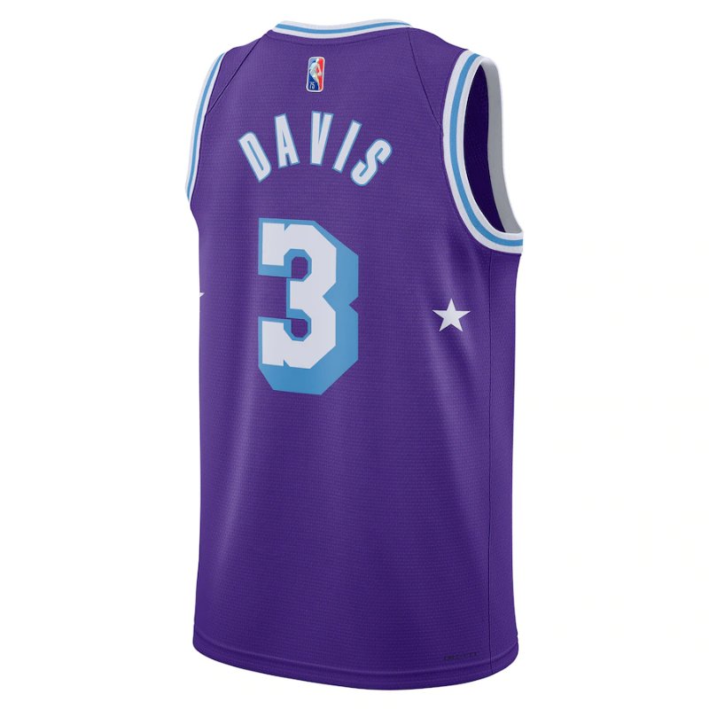 Anthony Davis Los Angeles Lakers  2022  NBA Jersey - Purple