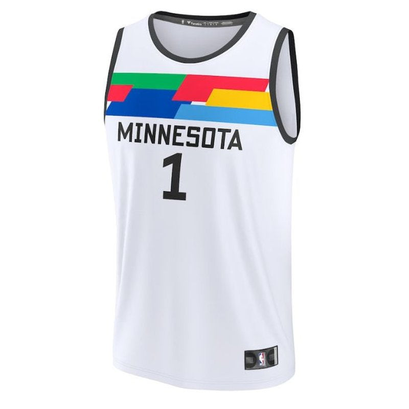 Anthony Edwards Minnesota Timberwolves Unisex 2023 Fastbreak NBA Jersey - City Edition - White