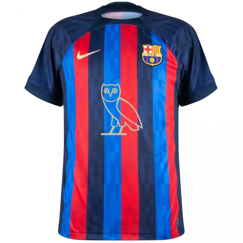 Barcelona & Drake Special Edition 22/23 OVO Jersey - Fan Version