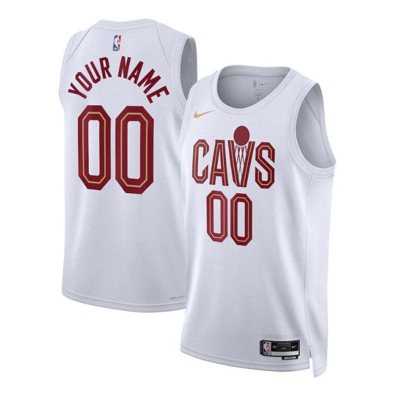 Cleveland Cavaliers Unisex 2023 White NBA Jersey - Association Edition