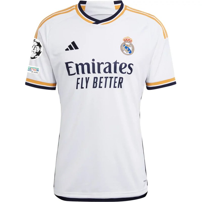 David Alaba Real Madrid 23/24 I Home Jersey - Fan Version