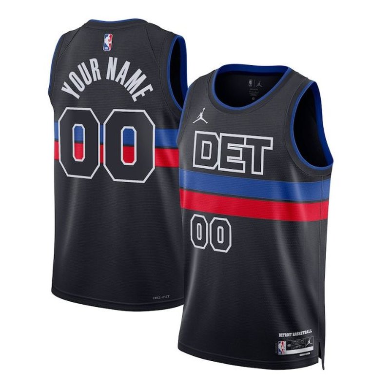 Detroit Pistons Unisex 2023 NBA Jersey - Statement Edition - Blue