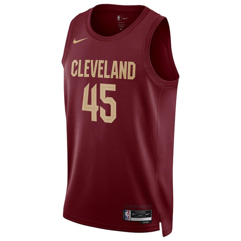 Donovan Mitchell Cleveland Cavaliers Unisex  22/23  NBA Jersey  - Burgundy