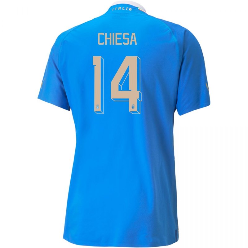 Federico Chiesa Italy 22/23 I Home Jersey - Player Version