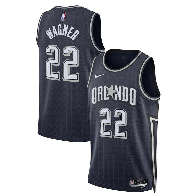 Franz Wagner Orlando Magic Unisex 23/24 NBA Jersey - Navy - City Edition