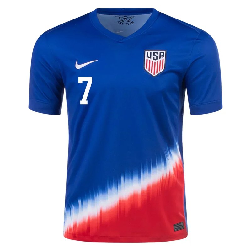 Giovanni Reyna USA 24/25 II Away Jersey - Fan Version