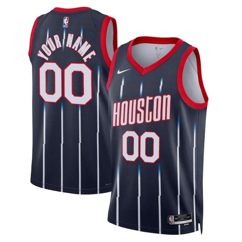 Houston Rockets Unisex 2023 NBA Jersey - City Edition - Navy