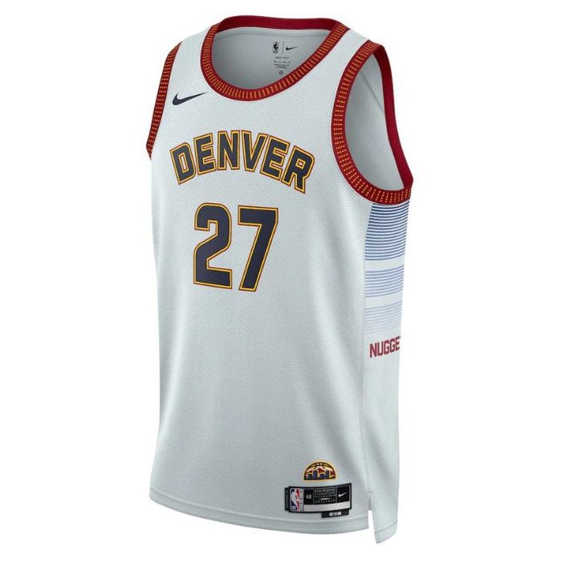 Jamal Murray Denver Nuggets Unisex 2023 NBA Jersey - City Edition - Silver