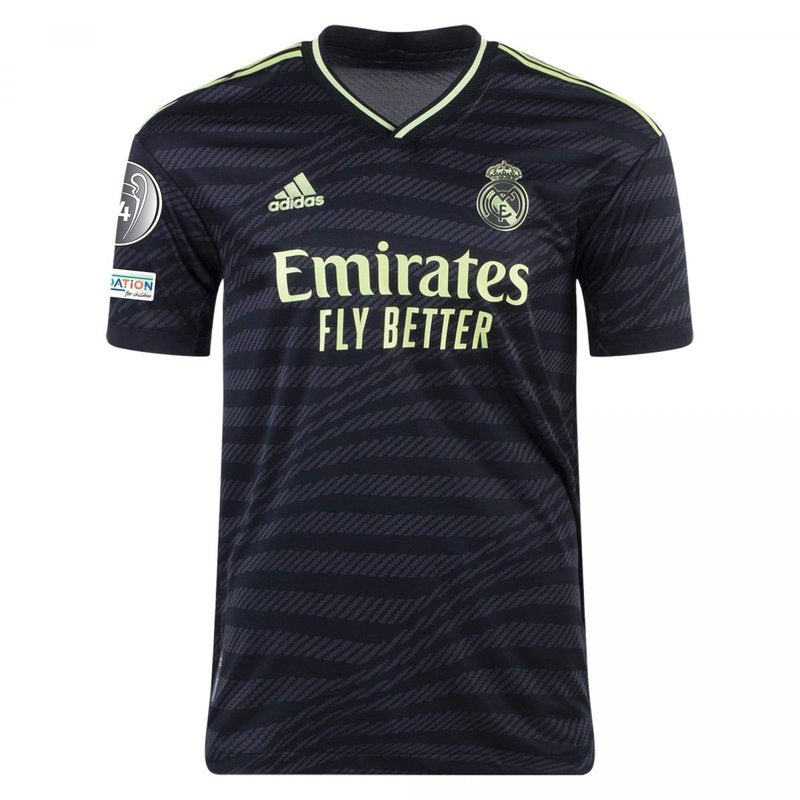 Karim Benzema Real Madrid 22/23 UCL III Third Jersey - Player Version