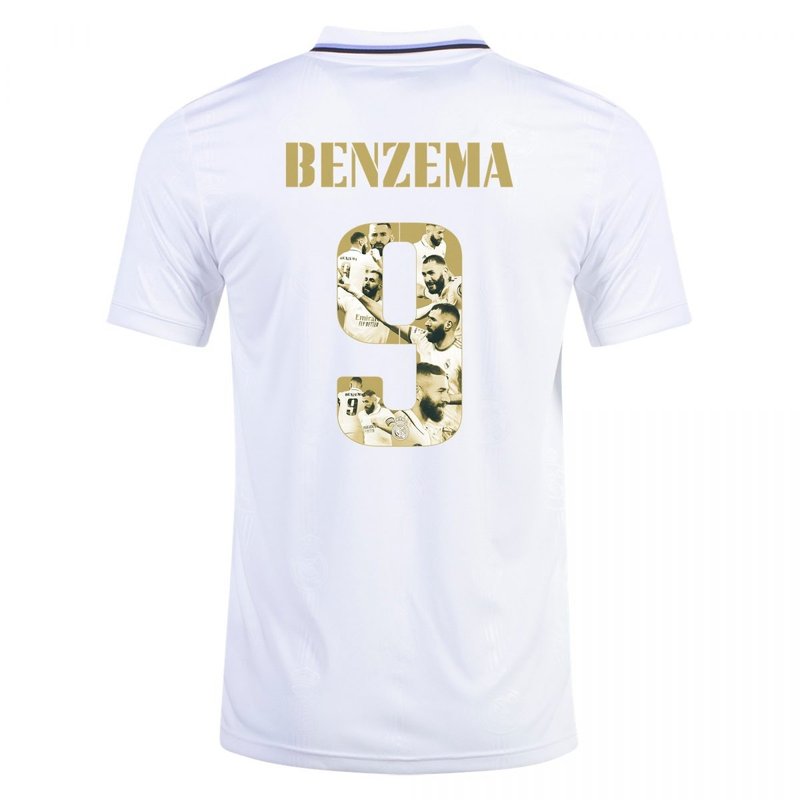 Karim Benzema Special Edition Ballon d’Or I Home Jersey - Fan Version