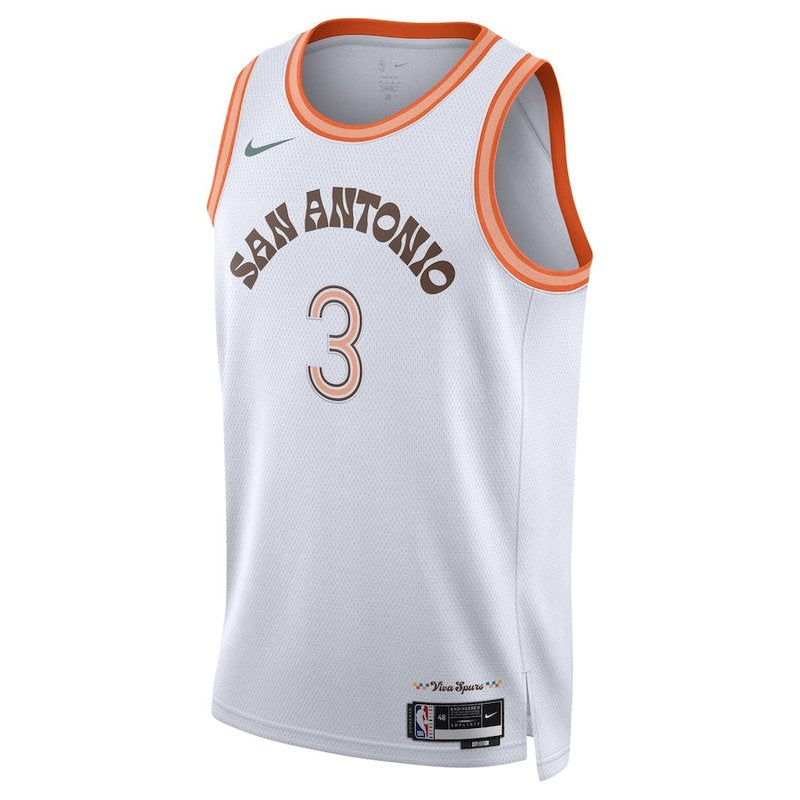 Keldon Johnson San Antonio Spurs Unisex 23/24 NBA Jersey - White - City Edition