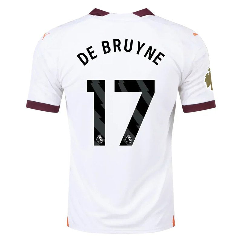 Kevin De Bruyne Manchester City 23/24 II Away Jersey - Fan Version