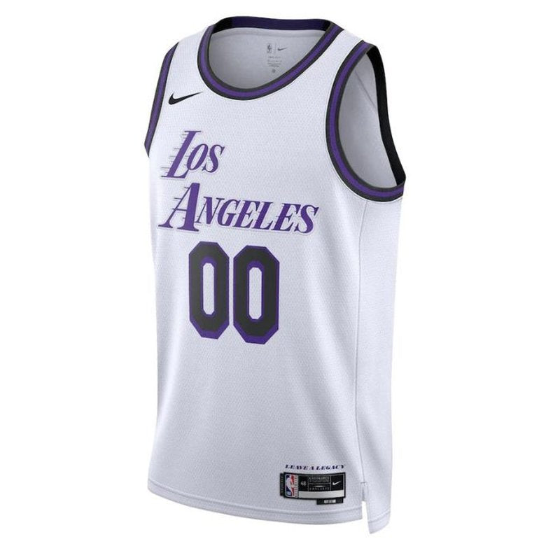 Los Angeles Lakers Unisex 2023 NBA Jersey - City Edition - White