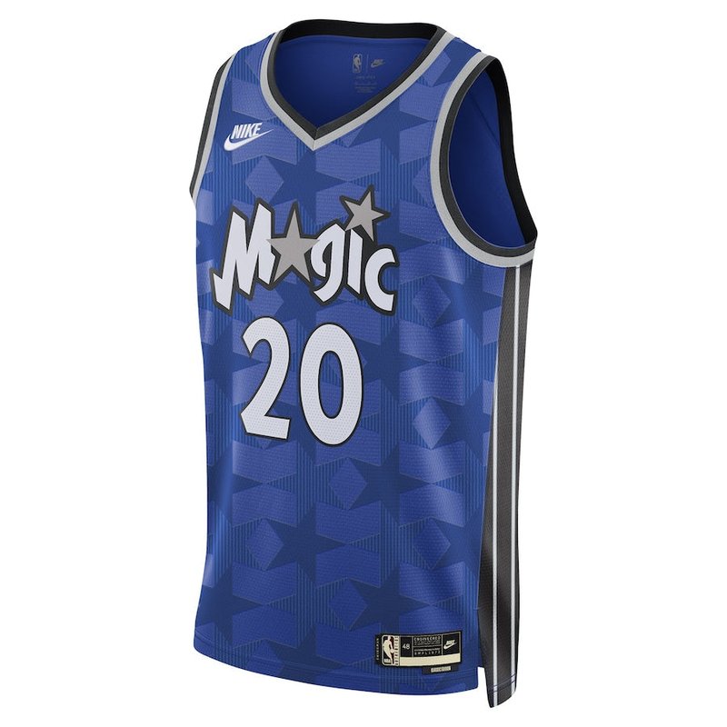 Markelle Fultz Orlando Magic Unisex 23/24 NBA Jersey – Classic Edition - Blue