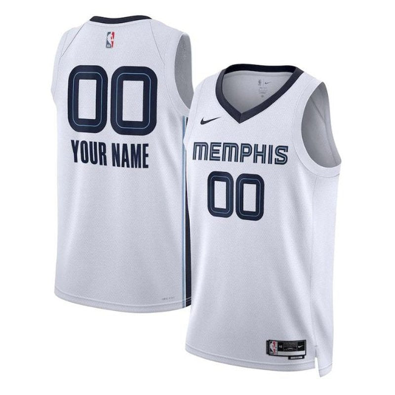 Memphis Grizzlies Unisex 2023 White NBA Jersey - Association Edition