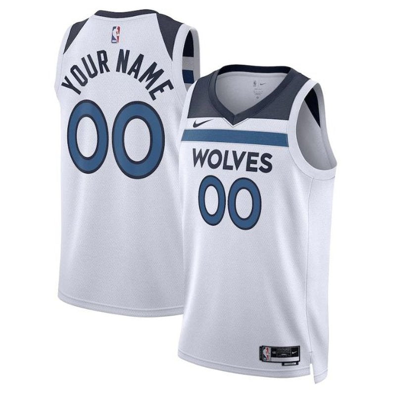 Minnesota Timberwolves Unisex 2023 White NBA Jersey - Association Edition