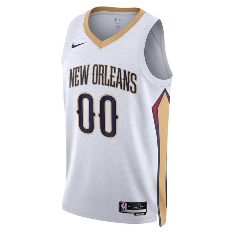 New Orleans Pelicans Unisex 2023 White NBA Jersey - Association Edition