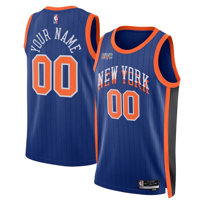 New York Knicks Unisex 23/24 NBA Jersey - Blue - City Edition