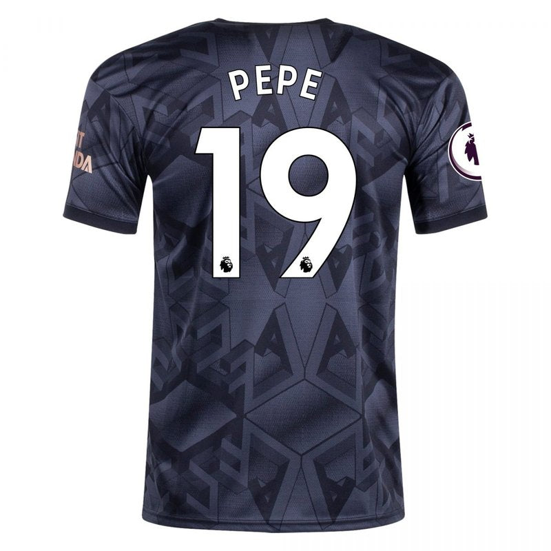 Nicolas Pépé Arsenal 22/23 II Away Jersey - Fan Version