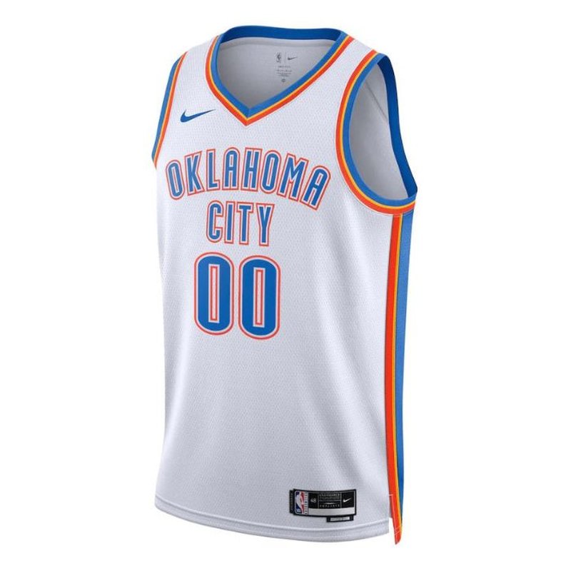 Oklahoma City Thunder Unisex 2023 White NBA Jersey - Association Edition