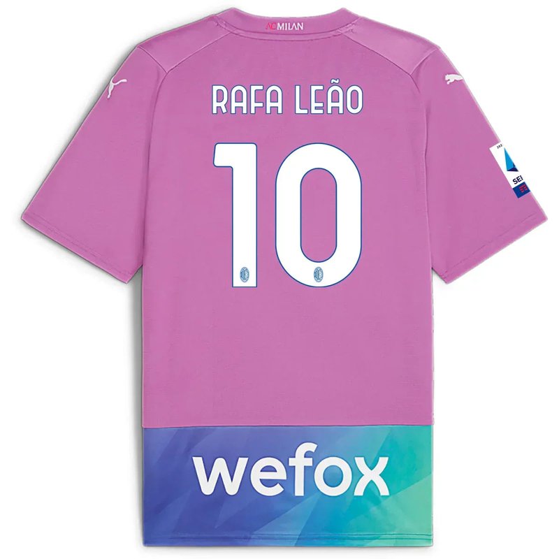 Rafael Leão AC Milan 23/24 III Third Jersey - Fan Version