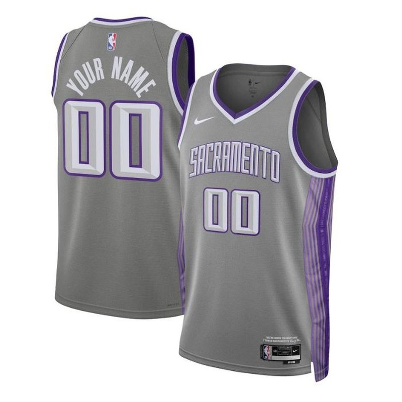 Sacramento Kings Unisex 2023 NBA Jersey - City Edition - Black