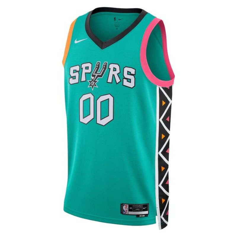 San Antonio Spurs Unisex 2023 2023 NBA Jersey - City Edition - Turquoise