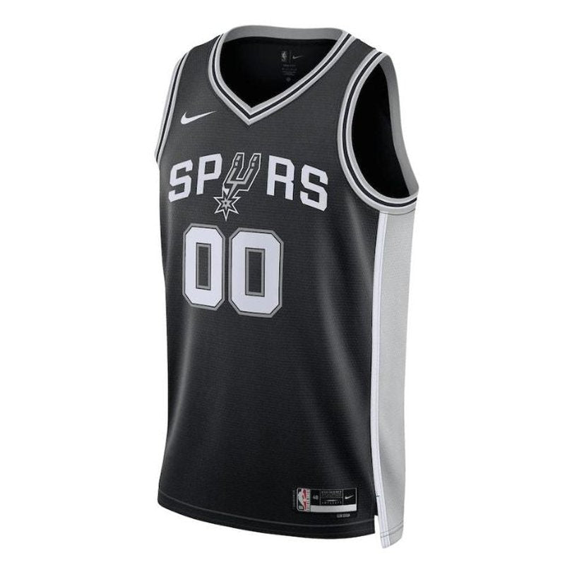 San Antonio Spurs Unisex 2023 NBA Jersey Black - Icon Edition