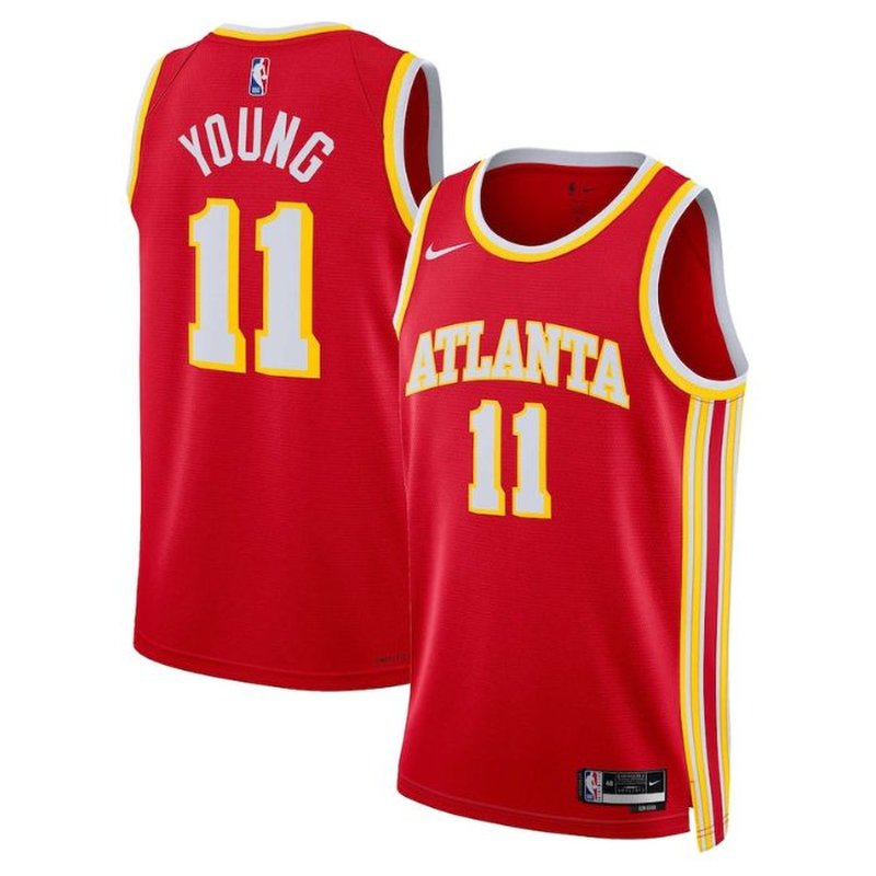 Trae Young Atlanta Hawks Unisex 2023 NBA Jersey - Icon Edition - Red