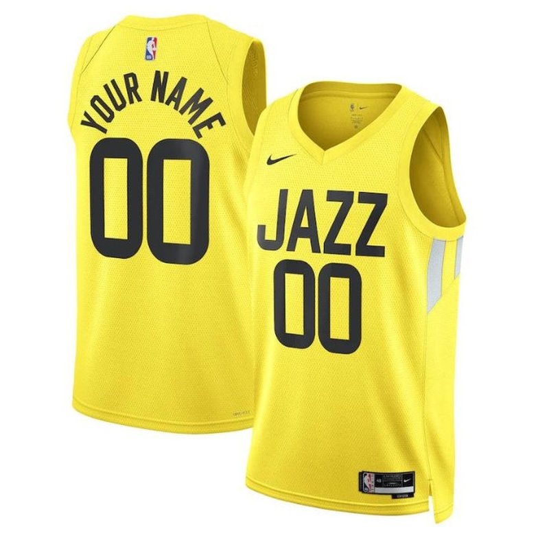 Utah Jazz Unisex 2023 NBA Jersey Gold - Icon Edition