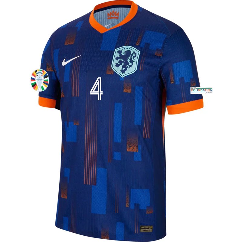 Virgil van Dijk Netherlands 24/25 II Away Jersey - Player Version