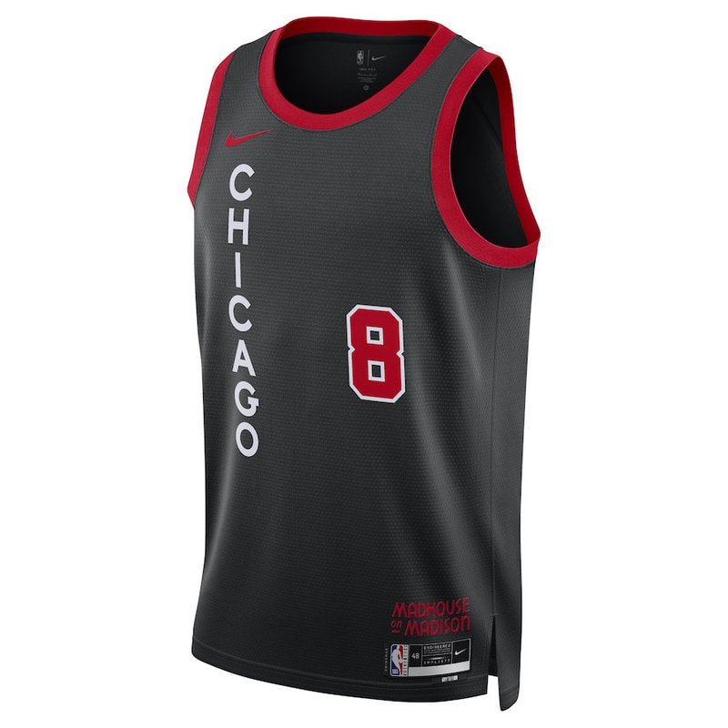 Zach LaVine Chicago Bulls Unisex 23/24 NBA Jersey - Black - City Edition