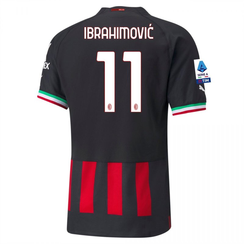 Zlatan Ibrahimović AC Milan 22/23 I Home Jersey - Player Version